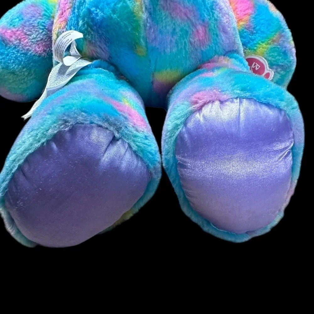 Build A Bear Tie‎ Dye Bunny Rabbit Plush BAB Pink Purple Blue